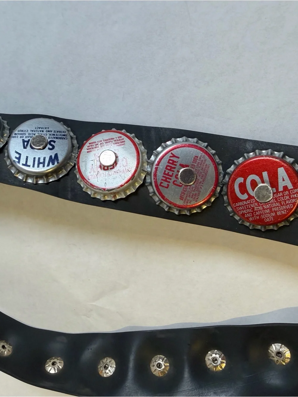 Vintage GM Seat Belt Bottle Cap Belt Mark of Excellence Chevrolet Hot Rod